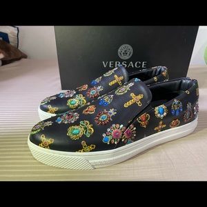 Versace Pierres Grande Slip on Sneaker